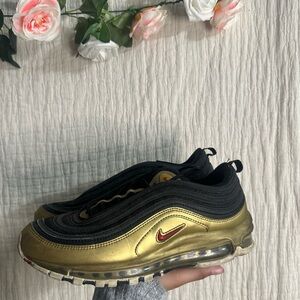 Nike Air Max 97 Metallic Gold and Black